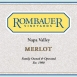 Rombauer Merlot Napa Valley 2016